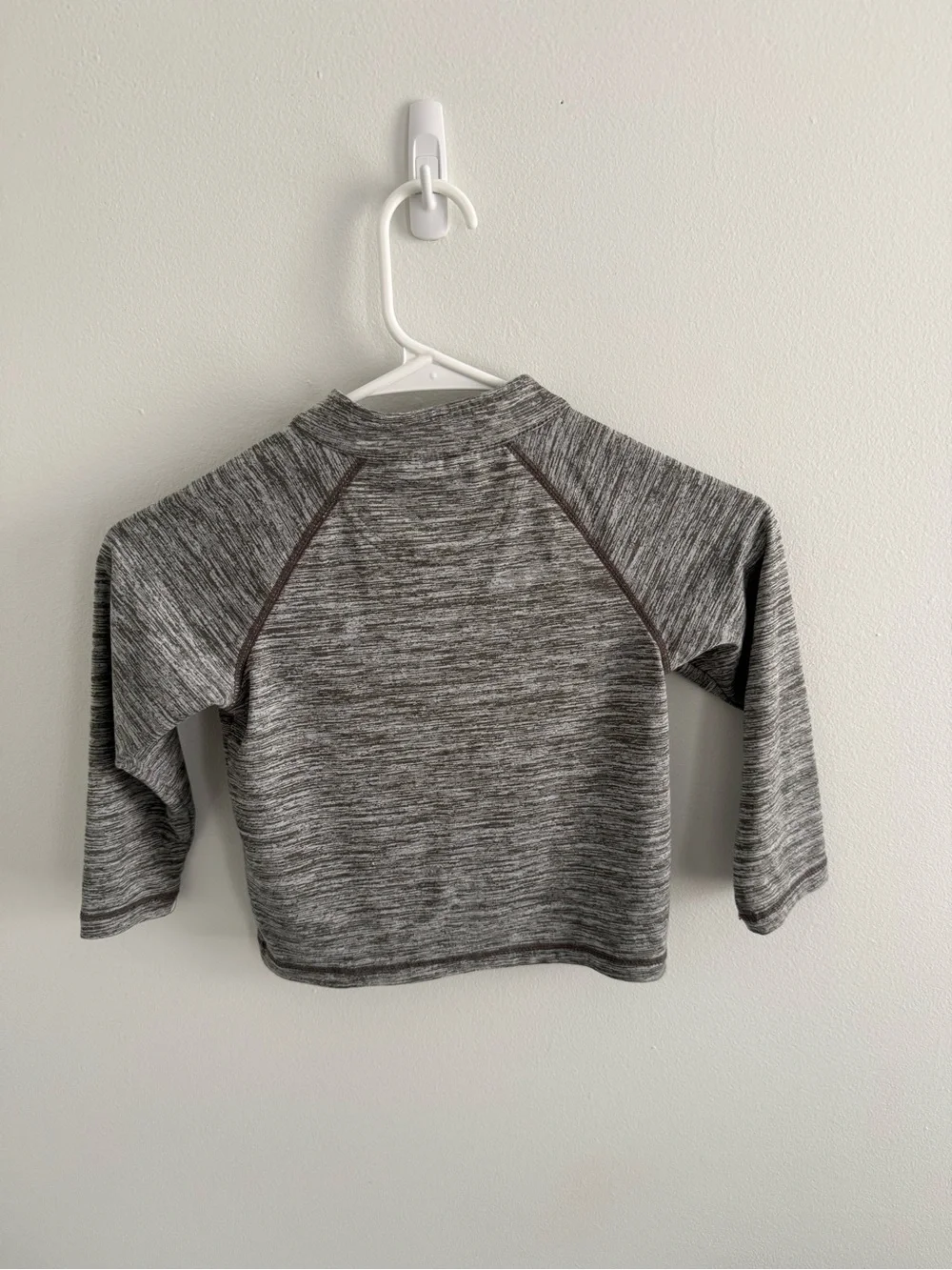 Kids Grey Quarter-Zip Pullover with VT Logo